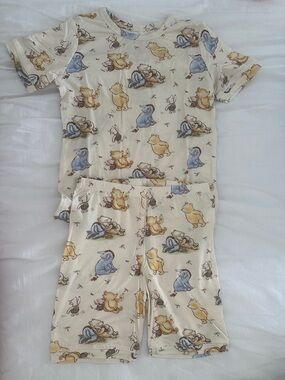Posh Cream Winnie-the-Pooh Bamboo 
Short Pajama Set